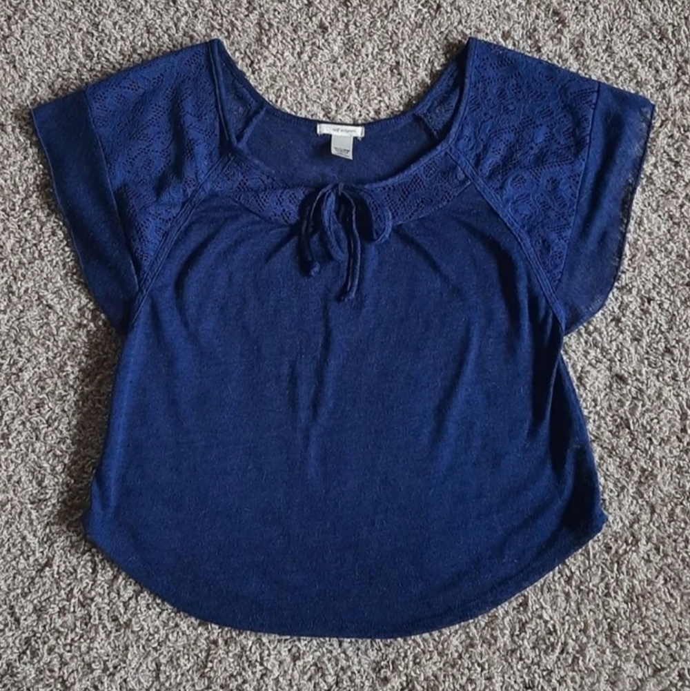 Blue Self Esteem Top Very Good Condition